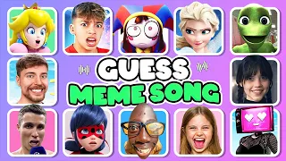 GUESS MEME & WHO'S SINGING 🎤🎵 🔥 | Lay Lay, King Ferran, Salish Matter, MrBeast, Tenge Tenge Song