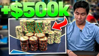 How I Won $500,000 in HIGH STAKES POKER! | Rampage Poker Vlog
