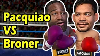 Manny Pacquiao Beats delusional Adrien Broner " I BEAT HIM "