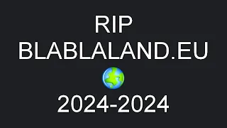 La fin de blablaland.eu...