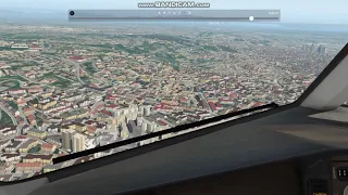 x plane 11 LIRN Naples approach