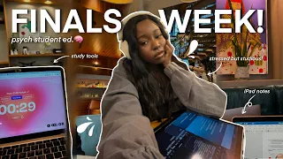 STUDY VLOG 📓 | a STUDIOUS FINALS week | studying for finals, uni life, ipad notes, and more