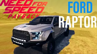 NEED FOR SPEED PAYBACK FORD F-150 RAPTOR CUSTOMIZATION GAMEPLAY.