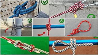 The 7 Best Knots in Life The MOST PRACTICAL Knots in the World. You must know!