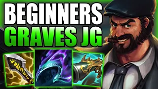 HOW TO PLAY GRAVES JUNGLE & HARD CARRY GAMES FOR BEGINNERS! - Gameplay Guide League of Legends