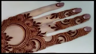 Beautiful Stylish Mehndi Tutorial😍😍😍 #henna #mehndihennaartist #mehndilover #mehnditutorialshort