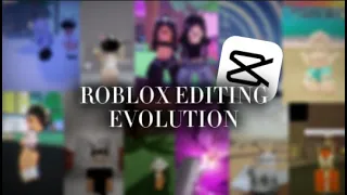 MY ROBLOX EDITING EVOLUTION IN CAPCUT