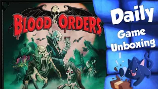 Blood Orders - Daily Game Unboxing