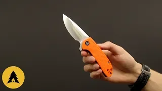 Складной нож CIVIVI Durus C906C D2 Satin Orange G10