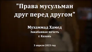 Права мусульман друг перед другом | Мухаммад Хамед