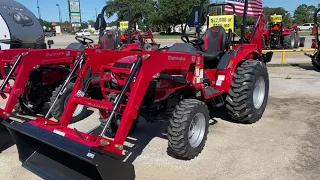 Mahindra 1626 HST With loader and backhoe attachment