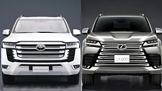 2022 Lexus LX 600 vs Toyota Land Cruiser (2022) lexus lx600, land cruiser 300, 2022 lexus lx600!