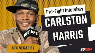 Carlston Harris UFC Vegas 92 full pre-fight media day interview