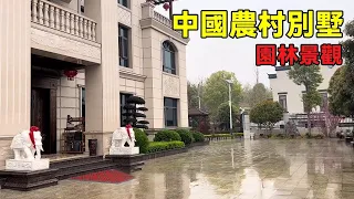 Chinesische ländliche Villa Trocken hängender Steingarten pavillon Villas in rudial China [Happy Vi