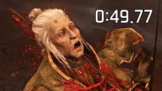 Sekiro - Lady Butterfly 0:49.77 (Reflection Boss Speedrun)