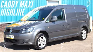 VW CADDY MAXI HIGHLINE WALK & TALK REVIEW 2014