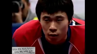 왼손 펜홀더 국대 이정우 VS 미스타니 준  WTTC 2008 - Lee Jung Woo vs Jun Miz