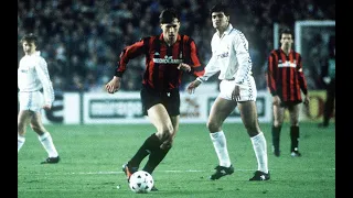 Real Madrid-Milan 1-1 Champions 88-89  Semifinale Andata