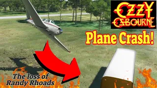 Plane Hits Ozzy's Tour Bus - Randy Rhoads Crash Explained #randyrhoads