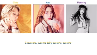 Excuse Me AOA Lyrics [ENG+ROM]