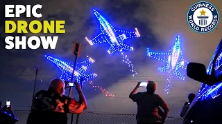 Amazing Drone Display Sets Huge World Record - Guinness World Records