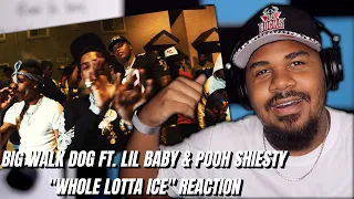 BigWalkDog - Whole Lotta Ice (feat. Lil Baby & Pooh Shiesty) [Official Music Video] REACTION