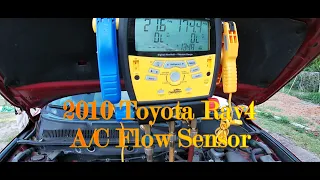 2010 Toyota Rav4 AC Repair, Flow Sensor Diagnostic, Temporary $10-$40 Fix.  Code B1479