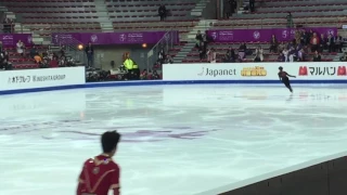 Shoma Uno GPF Marseille 2016 FS Practice Dec. 10 2016