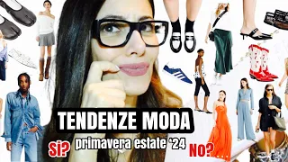 TENDENZE MODA PRIMAVERA ESTATE 2024: MA COSA CI PIACERA' ????