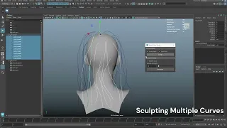 Maya Groomer's Tool Dev: Maya Curve Sculpt