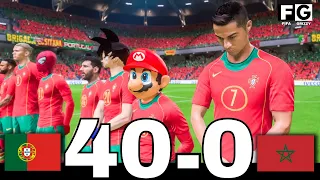 FIFA 24 | RONALDO, MARIO, SON GOKU, MESSI, SPIDERMAN AND ALLSTAR PLAYING TOGETHER