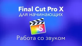 #FCPX от Apple для начинающих | Урок 5: Работа со звуком 🎧 в Final Cut Pro X | Звук в FCPX Apple