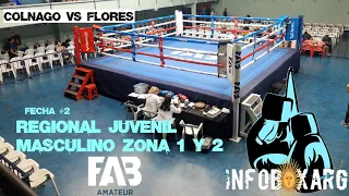 TOBIAS COLNAGO VS LUCIANO FLORES, CATEGORIA 69KG, REGIONAL JUVENIL MASCULINO FAB, FECHA 2.