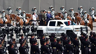 3° Aniversario de la Guardia Nacional, desde Tlalpan, Ciudad de México