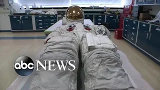 Neil Armstrong's spacesuit goes on display for 1st time in more than a decade