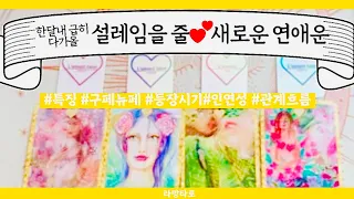 [타로/연애운]한달 내 다가올💕설레는 새로운 인연👩‍❤️‍👨관계상관🙅🏻어떤 사람,이미지,흐름,관계운,인연 Pick a card💟Tarot