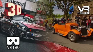 The Best of American Cars in 3D VR180 - Showcased in an epic Park Parade at MOVIE PARK US CAR Show