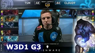 TSM vs C9 | Week 3 Day 1 S9 LCS Spring 2019 | TSM vs Cloud 9 W3D1