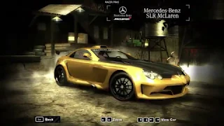 NFS Most Wanted 2005: Mercedes-Benz SLR McLaren Customization