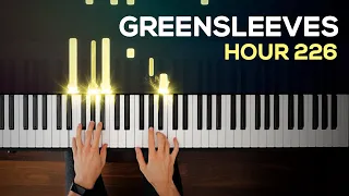 Greensleeves - Traditional English Folk Song (Piano Roll) // Hour 226 Piano Progress