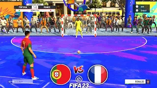 FIFA 23 Volta | Portugal vs. France | Penalty shootout Futsal | Ronaldo vs Mbappe - PS5 Gameplay