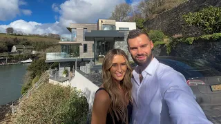 living in a £4,500,000 new home in Cornwall, UK