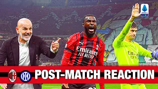 Tomori, Tătăruşanu and Pioli | AC Milan v Inter Post-match Reactions
