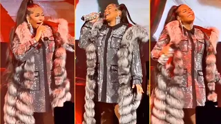 Ashanti Emotionally Singing For Nelly And Dedicates Him Her Love Song ‘Baby Love You So Much’