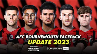 AFC BOURNEMOUTH FACEPACK 2022/23 | SIDER AND CPK | EFOOTBALL PES 2021 & SP FOOTBALL LIFE 2023