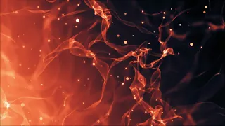 Relaxing Orange Fire Smoke Looping Background - Free Motion Graphic Screensaver Wallpaper