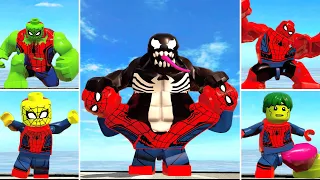 Spider-Man Homecoming transform to Big Fig Character in LEGO Marvel Super Heroes 2 part1