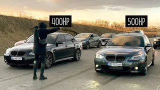 Битва Дизельных Монстров. BMW E60 535D Stage2 vs Stage3. Попал в Дтп на Зимнем дрифте.