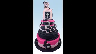 Rodeo Queen Cowgirl Birthday Girly Western Wedding Cake Decorating How-to Video Tutorial Part 1