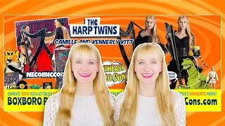 Live In Concert: Camille and Kennerly Kitt, The Harp Twins, at  NorthEast ComicCon March 11-13, 2022